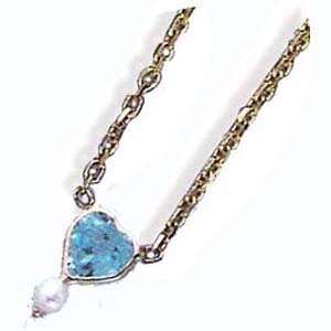   Blue Topaz Pearl Necklace (1.40 cts.tw.): Evyatar Rabbani: Jewelry