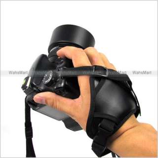 Leather Hand Grip Strap for Canon Nikon Sony Panasonic Pentax Fuji 