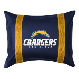 NFL San Diego Chargers Sidelines Pillow Sham  Sports 