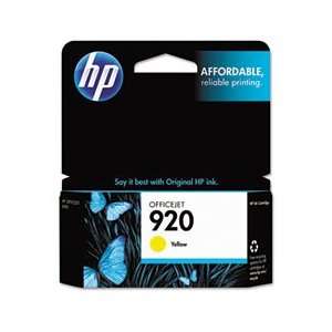   HEW CH636AN CH636AN (HP 920) INK, 300 PAGE YIELD, YELLOW: Electronics