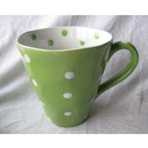 PINPOINT 15OZ MUG LIME GREEN WITH WHITE 