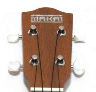 Makai Soprano Ukulele Ukelele Solid Spruce Top MK 70 padded bag clip 