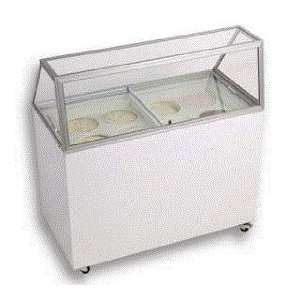  Excellence EDC 8 Ice Cream Dipping Cabinet Straight Glass 