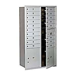 Mailbox   15 Door High Unit (55 Inches)   Double Column   18 MB1 Doors 