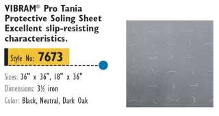 VIBRAM 7673 Pro Tania Protective Rubber Soling Sheet  