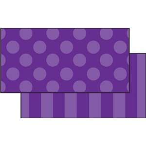  Frog Street Purple Sassy Solids Double Sided Border 