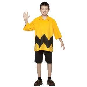  Peanuts   Charlie Brown Shirt Costume Kit Size 7 10: Toys 