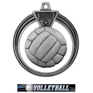  2.5 Eclipse Custom Volleyball Medal SILVER MEDAL 