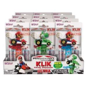Nintendo Mario Kart Ultra KLIK on Candy Dispenser w/ Candy (Display 