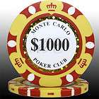 100 14g Ultimate Laser Casino Table Poker Chips $10000  