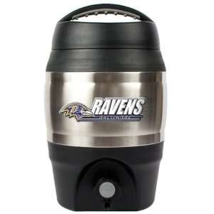   : Baltimore Ravens Stainless Steel Gallon Keg Jug: Sports & Outdoors