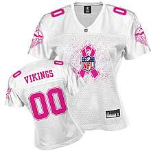 Reebok Minnesota Vikings Womens 2011 Breast Cancer Awareness Fashion 