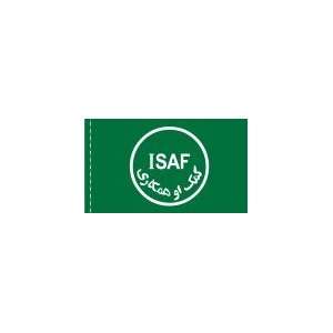  3 ft. x 5 ft. ISAF Flag Nylon Printed Unlined Pole Sleeve 