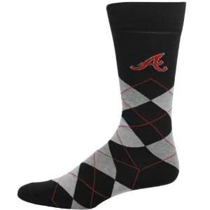  Atlanta Braves Black Argyle Dress Socks: Sports & Outdoors
