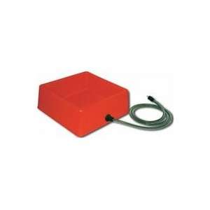  HEATED SQUARE PET BOWL, Color RED; Size 60 WATT (Catalog 