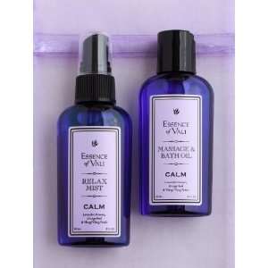    Calm Relax Mist and Calm Massage & Bath Oil Gift Set Beauty