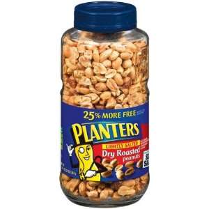 Planters Peanuts Dry Roasted Lightly Salted with Sea Salt 25% More 