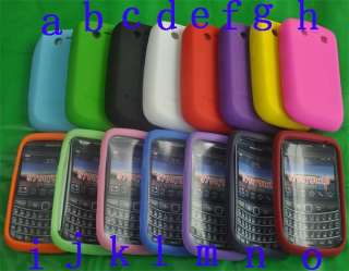 Silicone Case Skin Cover For Blackberry Oynx 9700  
