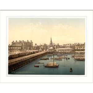 Inner harbor Lowestoft England, c. 1890s, (M) Library Image