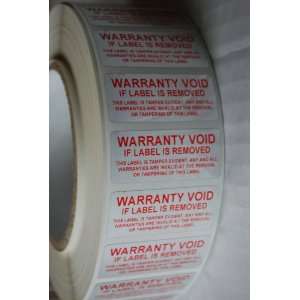   Tamper Evident Warranty Void Labels Stickers Seals