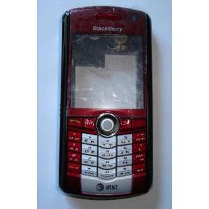  Red At&t OEM Rim Blackberry 8100 Pearl Original Complete 