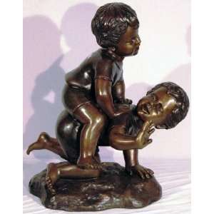   Metropolitan Galleries SRB49169 Tumbling Boys Bronze