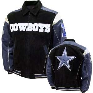    Dallas Cowboys Leather Logo Varsity Jacket