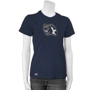 Brigham Young Cougars Navy Blue Ladies Team Logo T shirt  