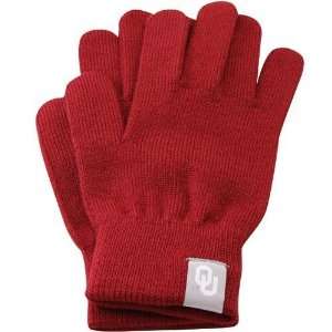  Nike Oklahoma Sooners Ladies Crimson Knit Gloves: Sports 