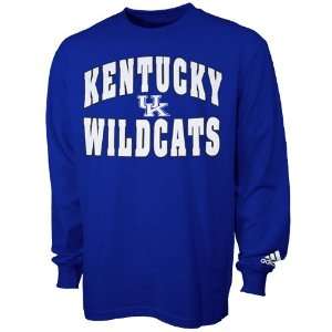   Wildcats Royal Blue Rally Long Sleeve T shirt: Sports & Outdoors