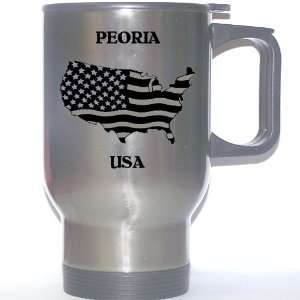 US Flag   Peoria, Arizona (AZ) Stainless Steel Mug 