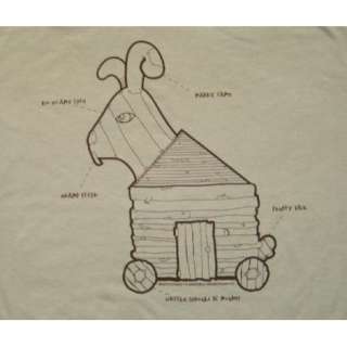 Monty Python & Holy Grail Giant Rabbit Plans T Shirt  