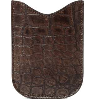   and covers  Blackberry cases  Crocodile Leather BlackBerry Case