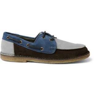   Shoes  Boat shoes  Boat shoes  Panelled Suede Boat Shoes