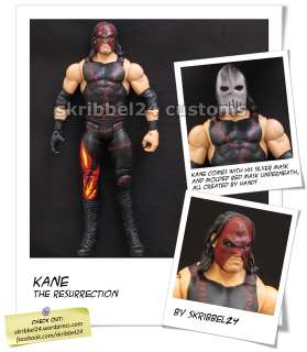 WWE custom Kane resurrected Mattel elite legends undertaker jakks 