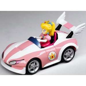  Mario Kart Wii Pull Speed Car Peach: Toys & Games