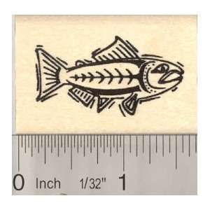  Alaskan Salmon Fish Rubber Stamp Arts, Crafts & Sewing