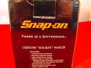 RARE AND COLLECTABLE Snap on Tools CUSTOM SOCKET WATCH    