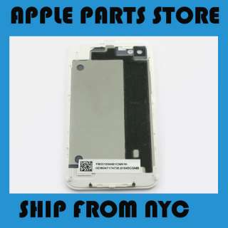 Iphone 4 4G White Glass Back Battery Cover Housing USA  