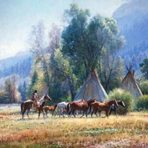  Martin Grelle   Back from the River Artists Proof Canvas 