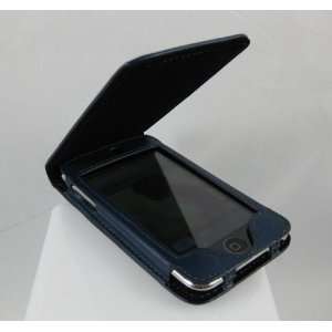 NAVY BLUE Flip Cover Case + 2 BONUS Screen Protectors for Apple iTouch 
