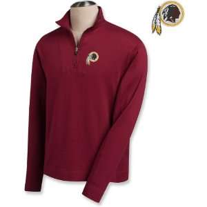  Cutter & Buck Washington Redskins 1/4 Zip Sweatshirt 3X 