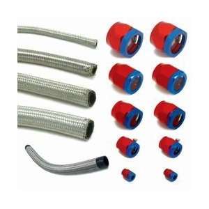 Hose Kits: Steel Flex Engine Hose Kit; 19 inch to 22 inch 