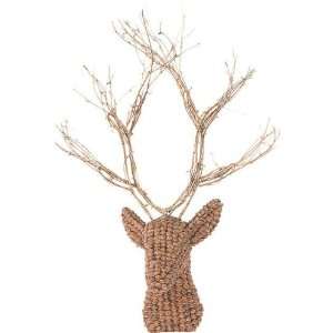 Arty Imports Deer Head 30X20X8 with Pinecone (large):  