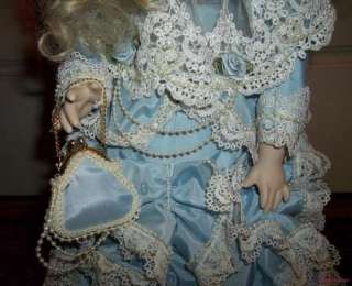SABRINA ~ PAT LOVELESS DOLL ~BLUE DRESS ~LACE~PEARLS  