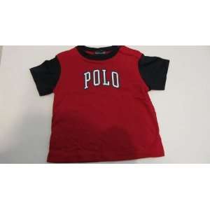    Ralph Lauren Polo Tee Shirt Red and Blue 18 24 Months Baby