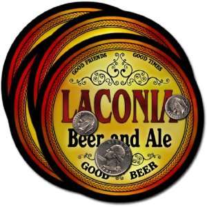  Laconia, NH Beer & Ale Coasters   4pk 