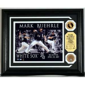  Mark Buerhle No Hitter Photo Mint S/ Gold And Infield 