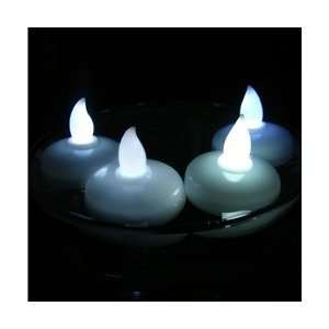   LED Candle Tea Lights, 4 Pack, Flickering White