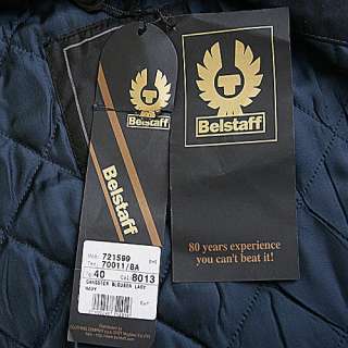 Belstaff Jacke Gangster Blouson navy ital. 40 dt. 34  